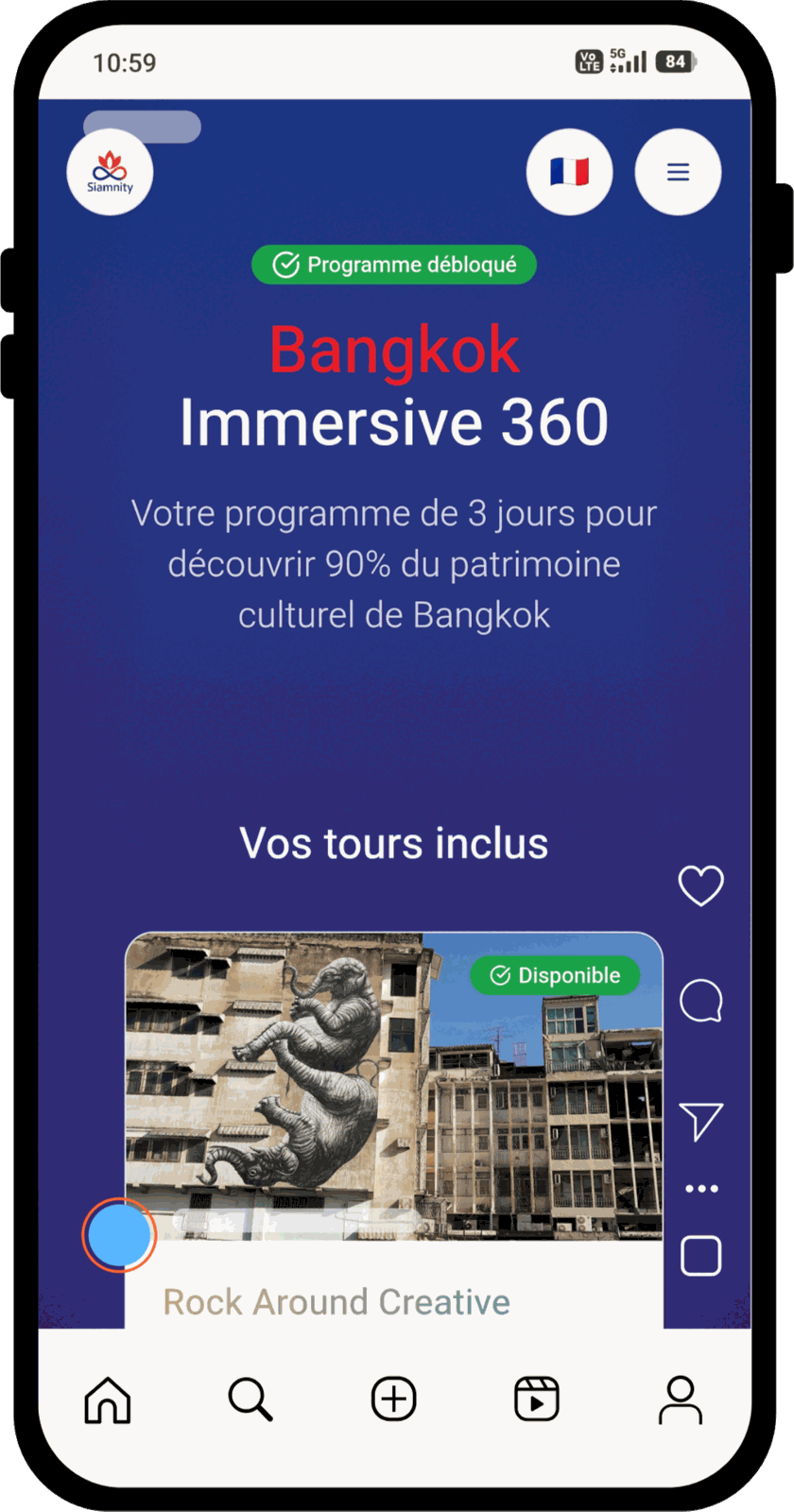 Bangkok Immersive 360 screen, three days to discover Bangkok's cultural heritage
